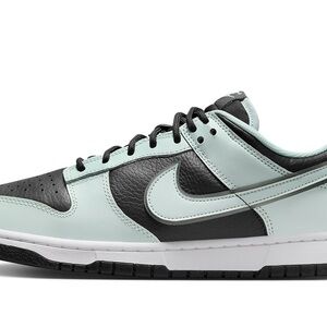 Nike Men's Dunk Low Retro PRM- size 12. Dk smoke grey/barely green